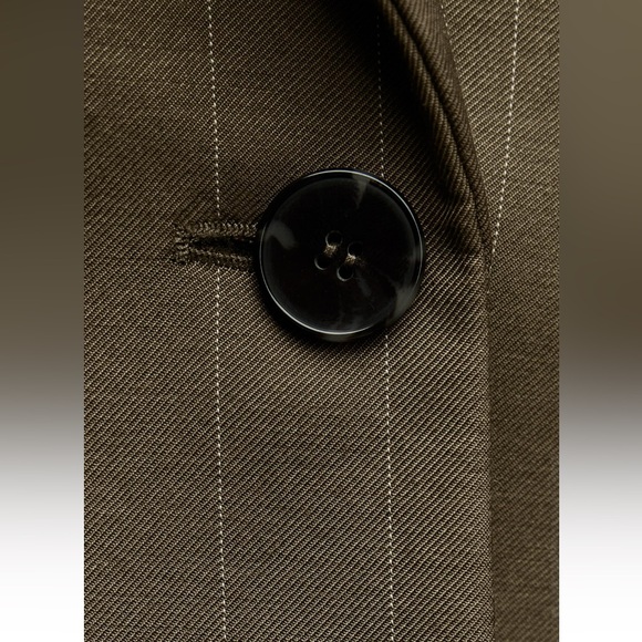 ZARA WOOL BLEND PINSTRIPE JACKET ZW COLLECTION - Picture 9 of 10
